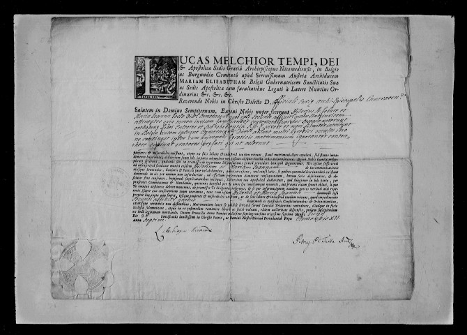 CAMBRAI (Officialité) / M-Dispenses [1730 - 1739]