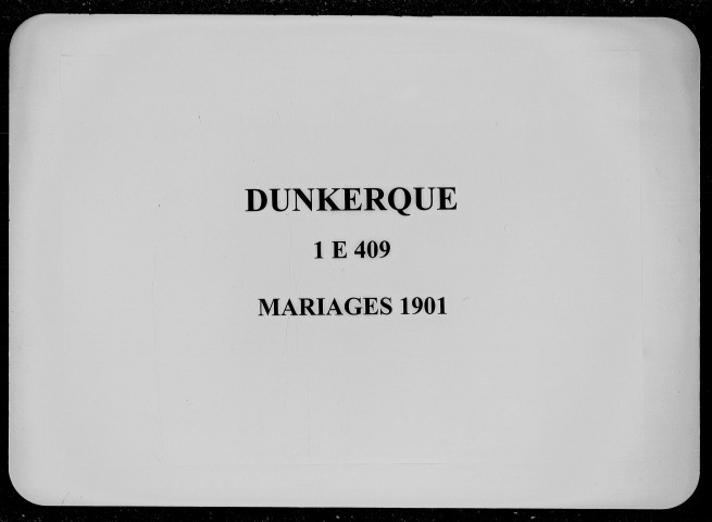 DUNKERQUE / M [1901 - 1901]