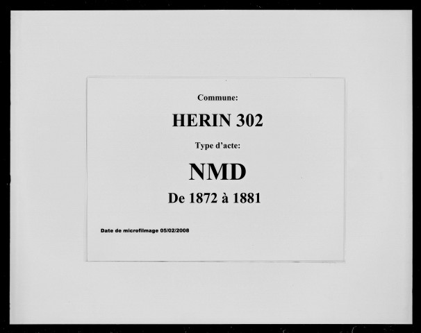 HERIN / NMD [1872-1881]