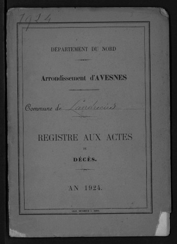 LANDRECIES / D [1924 - 1924]