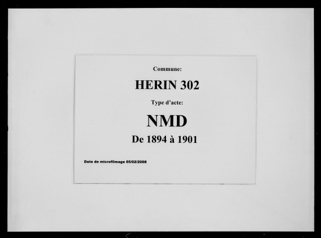 HERIN / NMD [1894-1901]