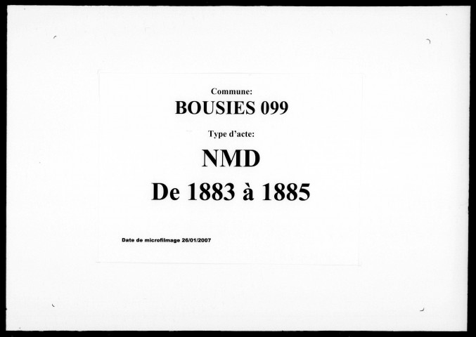 BOUSIES / NMD [1883-1885]