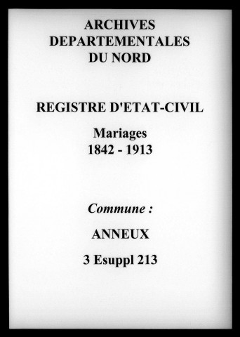 ANNEUX / M [1842-1913]