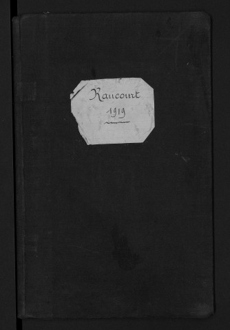 RAUCOURT-AU-BOIS / NMD [1919 - 1919]