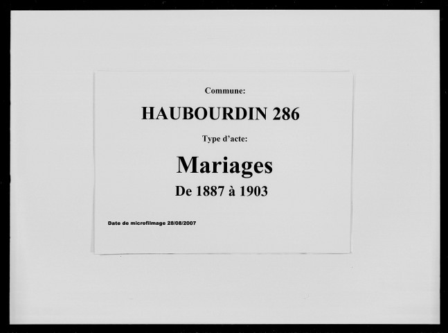 HAUBOURDIN / M [1887-1903]
