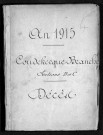 COUDEKERQUE-BRANCHE - Section D et C / D [1915 - 1915]