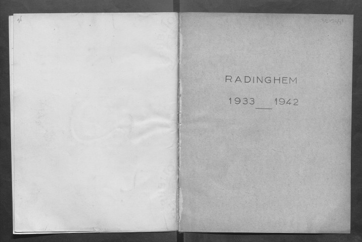 RADINGHEM-EN-WEPPES / 1933-1942
