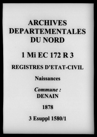 DENAIN / N, Ta [1878-1879]