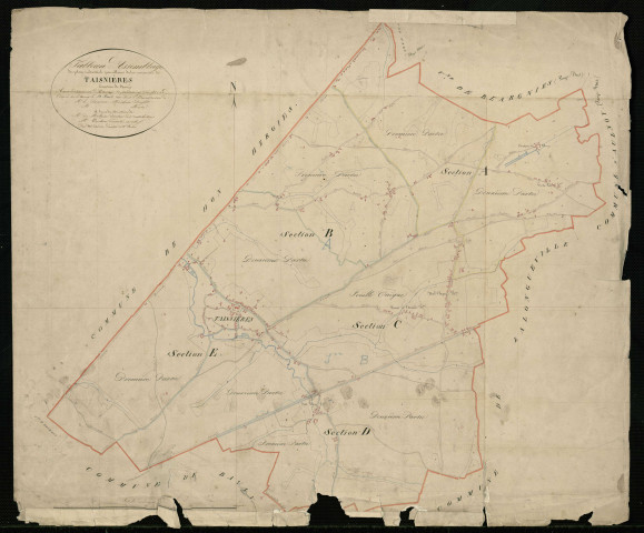 TAISNIERES-SUR-HON - 1831, - 1926