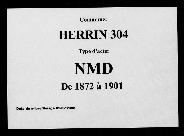 HERRIN / NMD [1872-1901]