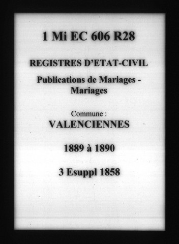 VALENCIENNES / M, Ta [1889-1890]