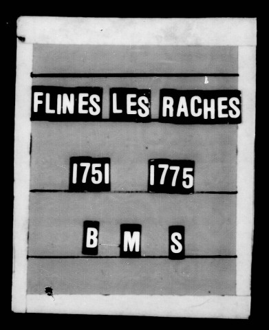 FLINES-LEZ-RACHES / BMS [1750-1775]