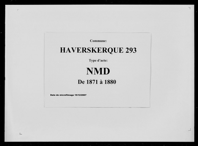 HAVERSKERQUE / NMD [1871-1880]