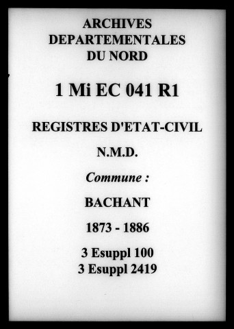 BACHANT / NMD [1873-1886]