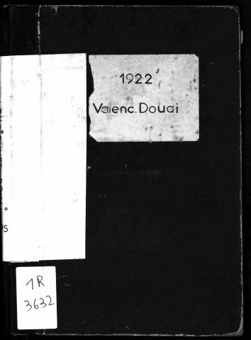 1922 : VALENCIENNES-DOUAI