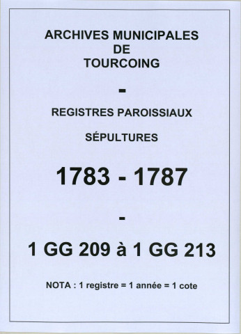 TOURCOING / S [1783 - 1783]
