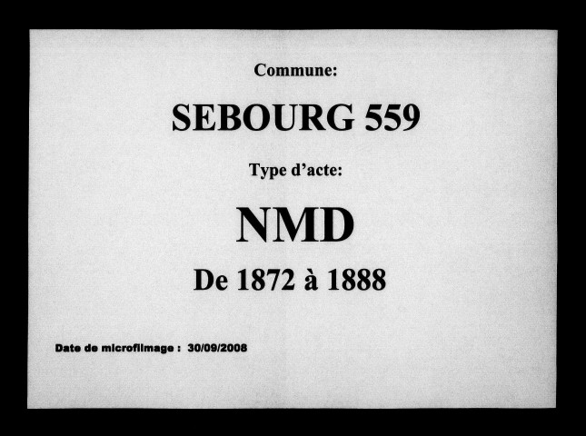 SEBOURG / NMD [1872-1888]