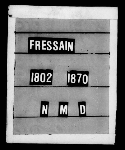 FRESSAIN / NMD [1802-1870]
