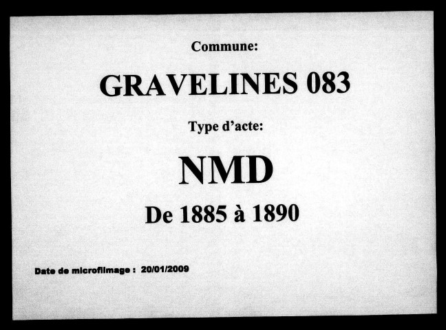 GRAVELINES / NMD [1885-1890]