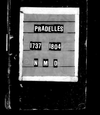 PRADELLES / NMD [1737-1804]