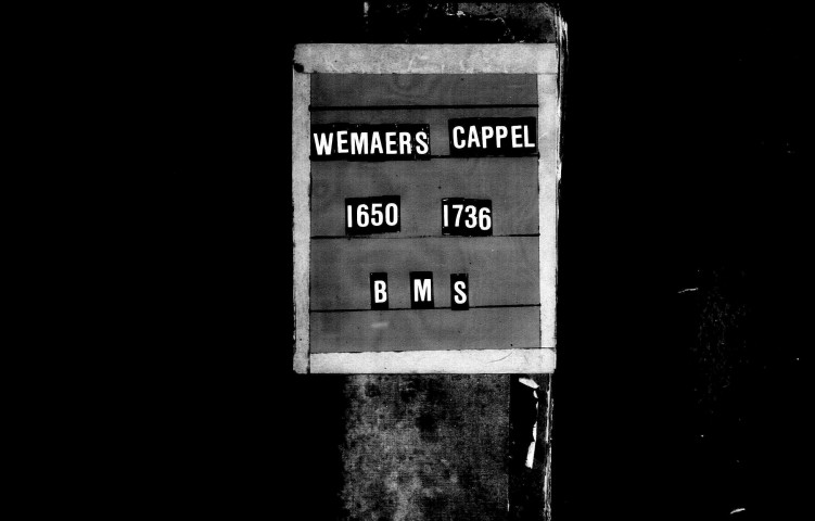 WEMAERS-CAPPEL / BMS [1650-1792]