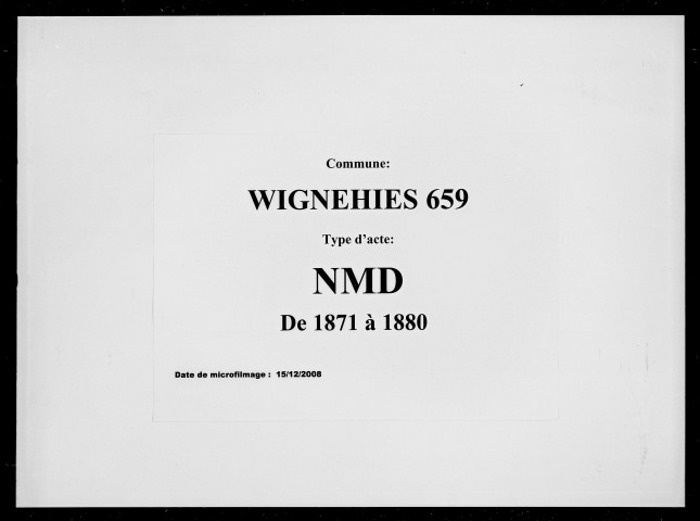 WIGNEHIES / NMD [1871-1880]